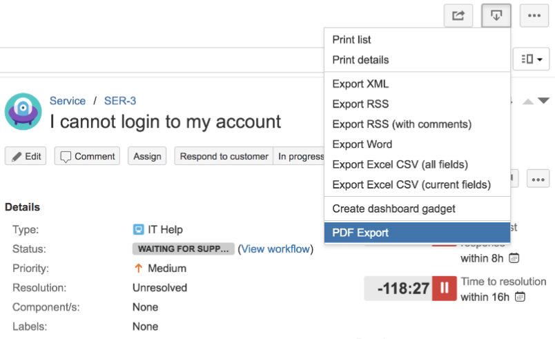 direct Jira support