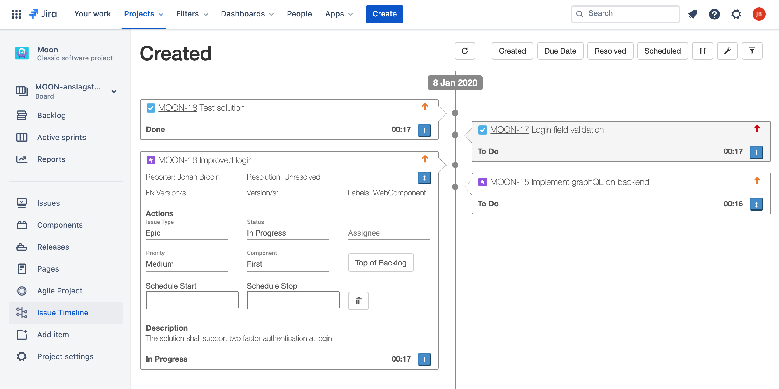 direct Jira support
